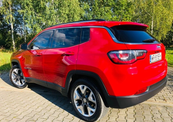 Jeep Compass cena 79000 przebieg: 71500, rok produkcji 2018 z Radom małe 781